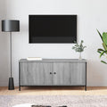 vidaXL Szafka pod telewizor, szary dąb sonoma, 102x35x45 cm