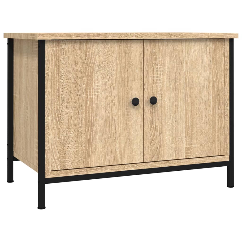 vidaXL Szafka RTV z drzwiami Dąb Sonoma 60x35x45 cm Drewno konstrukcyjne