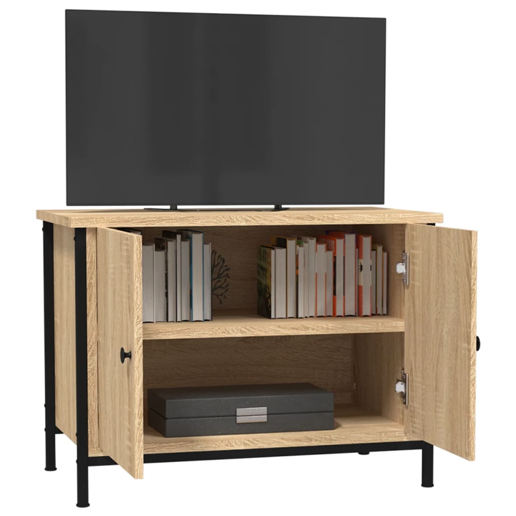 vidaXL Szafka RTV z drzwiami Dąb Sonoma 60x35x45 cm Drewno konstrukcyjne