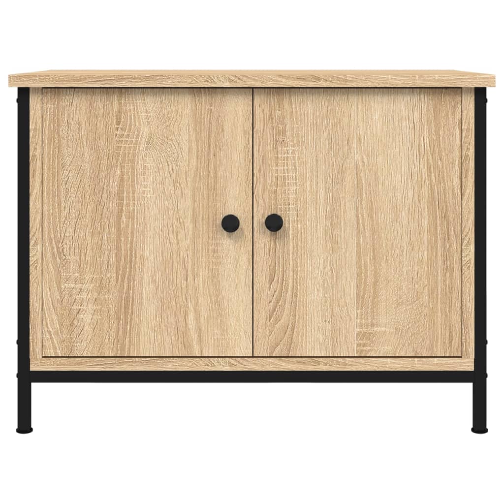 vidaXL Szafka RTV z drzwiami Dąb Sonoma 60x35x45 cm Drewno konstrukcyjne