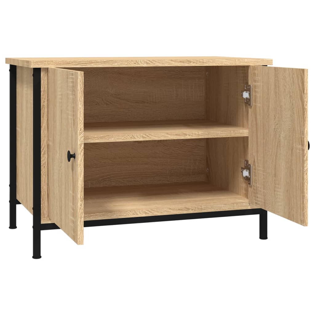 vidaXL Szafka RTV z drzwiami Dąb Sonoma 60x35x45 cm Drewno konstrukcyjne