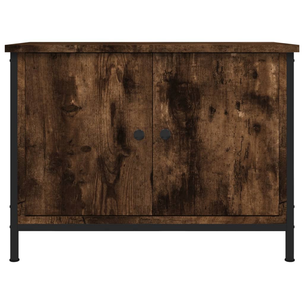 vidaXL Szafka pod TV, przydymiony dąb, 60x35x45 cm