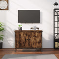 vidaXL Szafka pod TV, przydymiony dąb, 60x35x45 cm