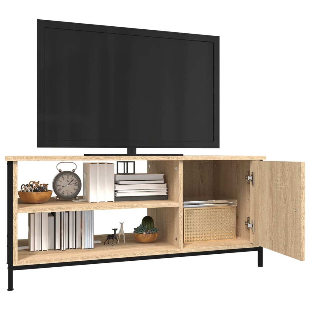 vidaXL Szafka pod TV, dąb sonoma, 100x40x45 cm materiał drewnopochodny