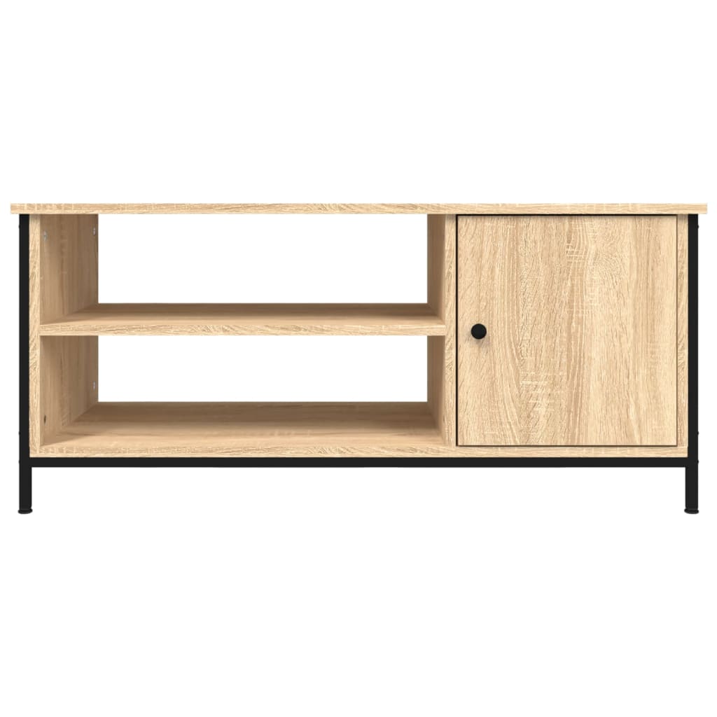 vidaXL Szafka pod TV, dąb sonoma, 100x40x45 cm materiał drewnopochodny