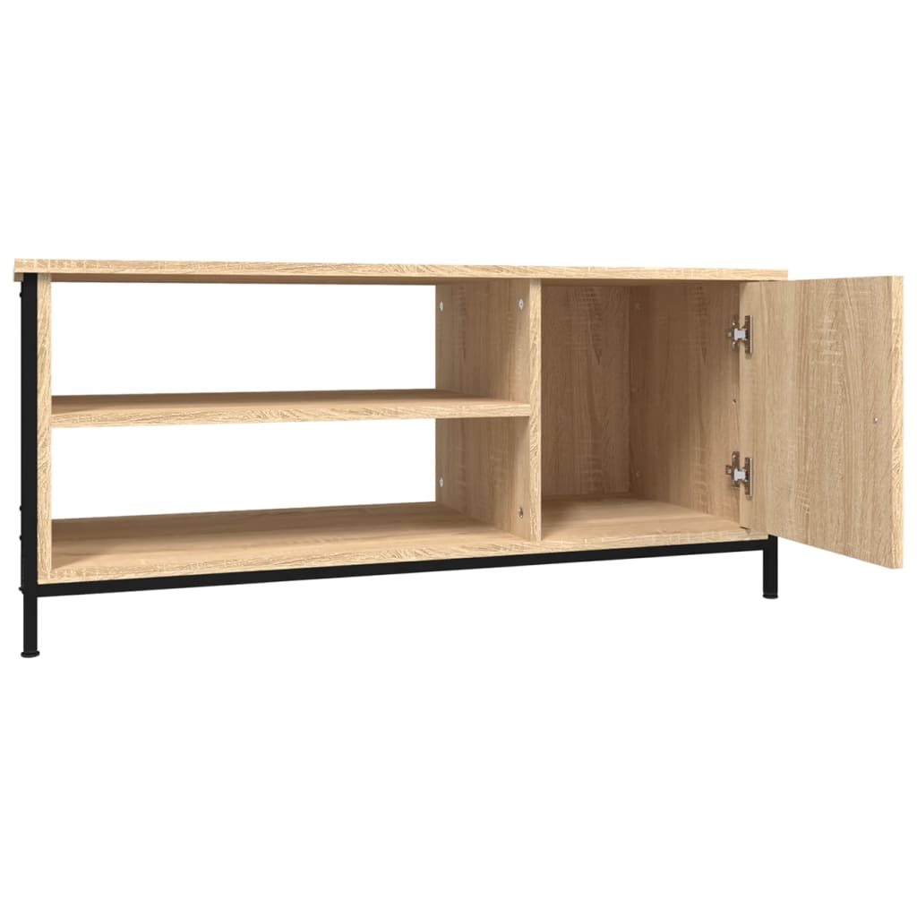 vidaXL Szafka pod TV, dąb sonoma, 100x40x45 cm materiał drewnopochodny