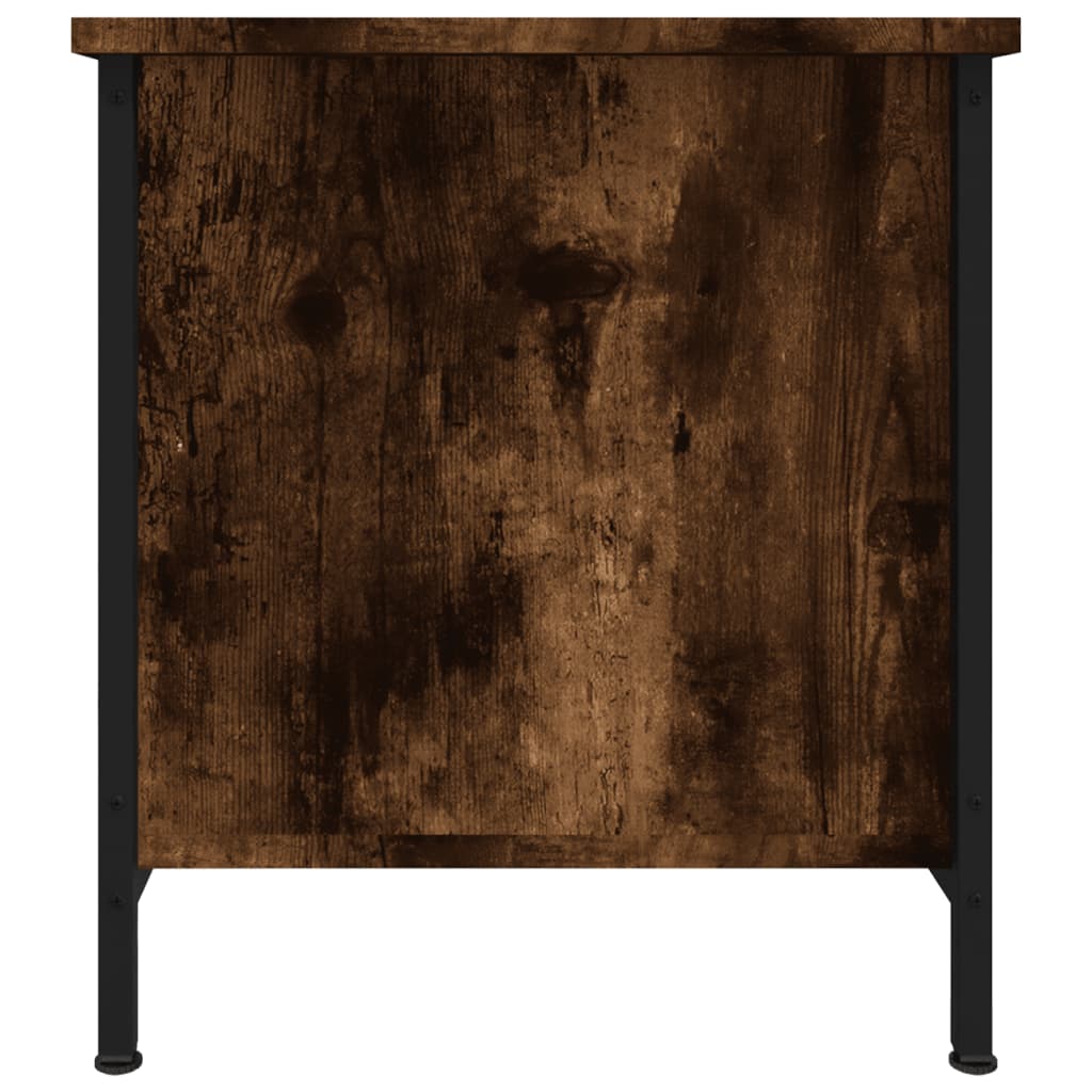 vidaXL Szafka pod telewizor, przydymiony dąb, 100x40x45 cm