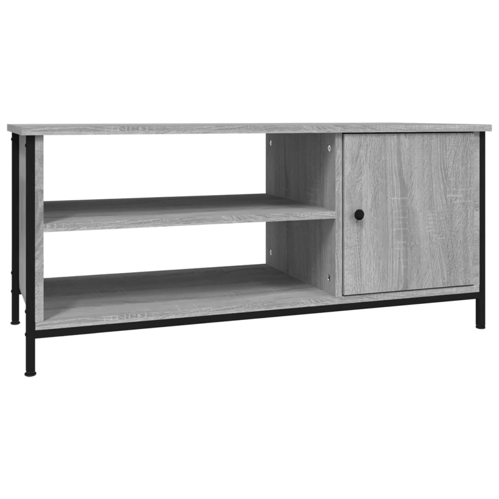 vidaXL Szafka pod telewizor, szary dąb sonoma, 100x40x45 cm
