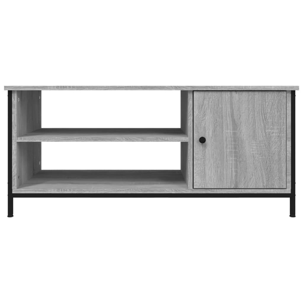 vidaXL Szafka pod telewizor, szary dąb sonoma, 100x40x45 cm