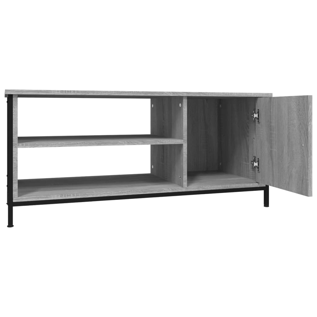 vidaXL Szafka pod telewizor, szary dąb sonoma, 100x40x45 cm