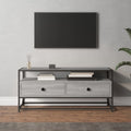 vidaXL Szafka pod TV, szary dąb sonoma, 100x35x45 cm