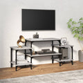 vidaXL Szafka pod TV, szary dąb sonoma, 117x35x52 cm