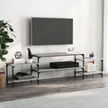 vidaXL Szafka pod TV, szary dąb sonoma, 197x35x52 cm