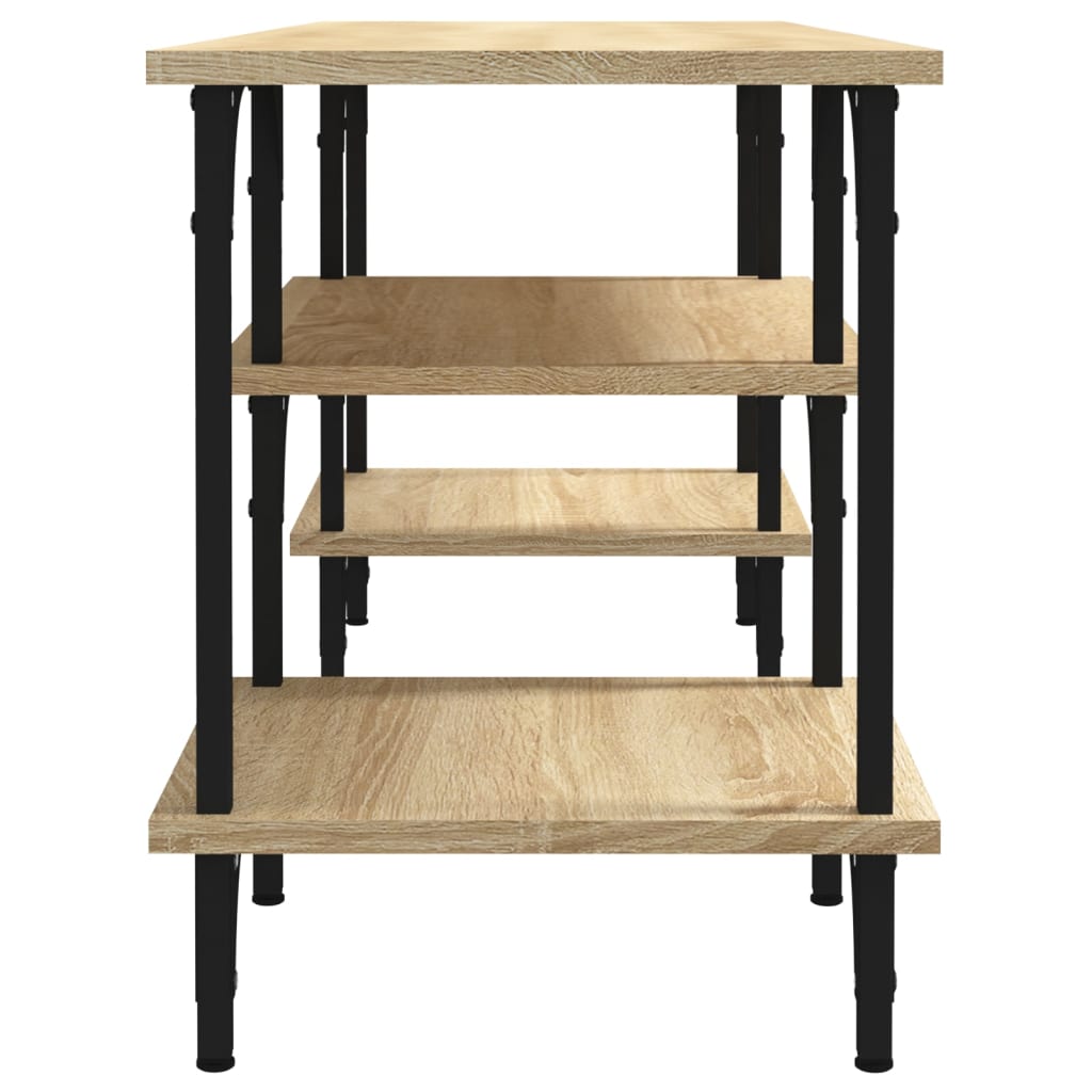 vidaXL Szafka TV, dąb sonoma, 102x35x45,5 cm, materiał drewnopochodny