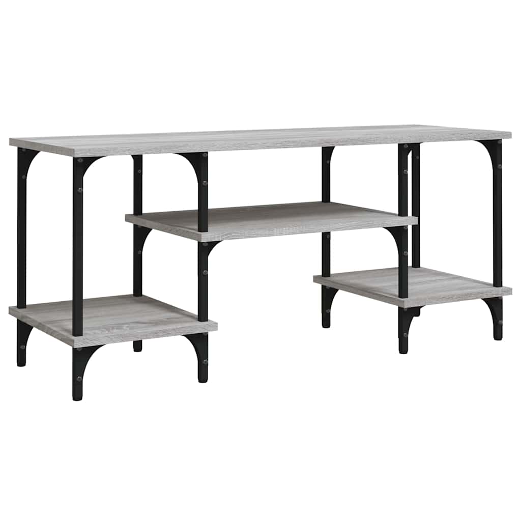 vidaXL Szafka pod TV, szary dąb sonoma, 102x35x45,5 cm