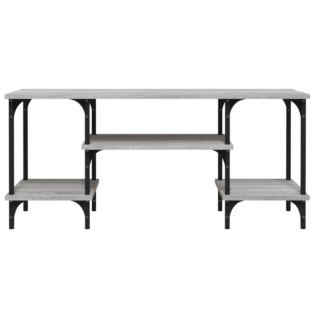 vidaXL Szafka pod TV, szary dąb sonoma, 102x35x45,5 cm