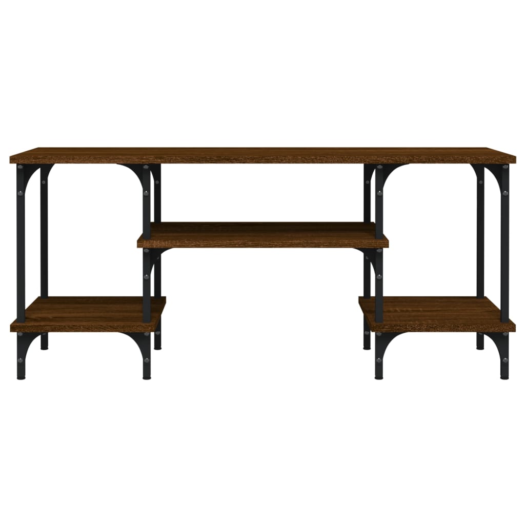 vidaXL Szafka pod TV, brązowy dąb, 102x35x45,5 cm
