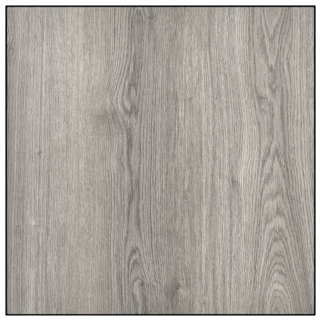 vidaXL Ogrodowy stolik kawowy, szary, 55x55x31 cm, DPC i stal