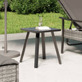 vidaXL Stolik ogrodowy, antracytowy, 34x34x38 cm, stal