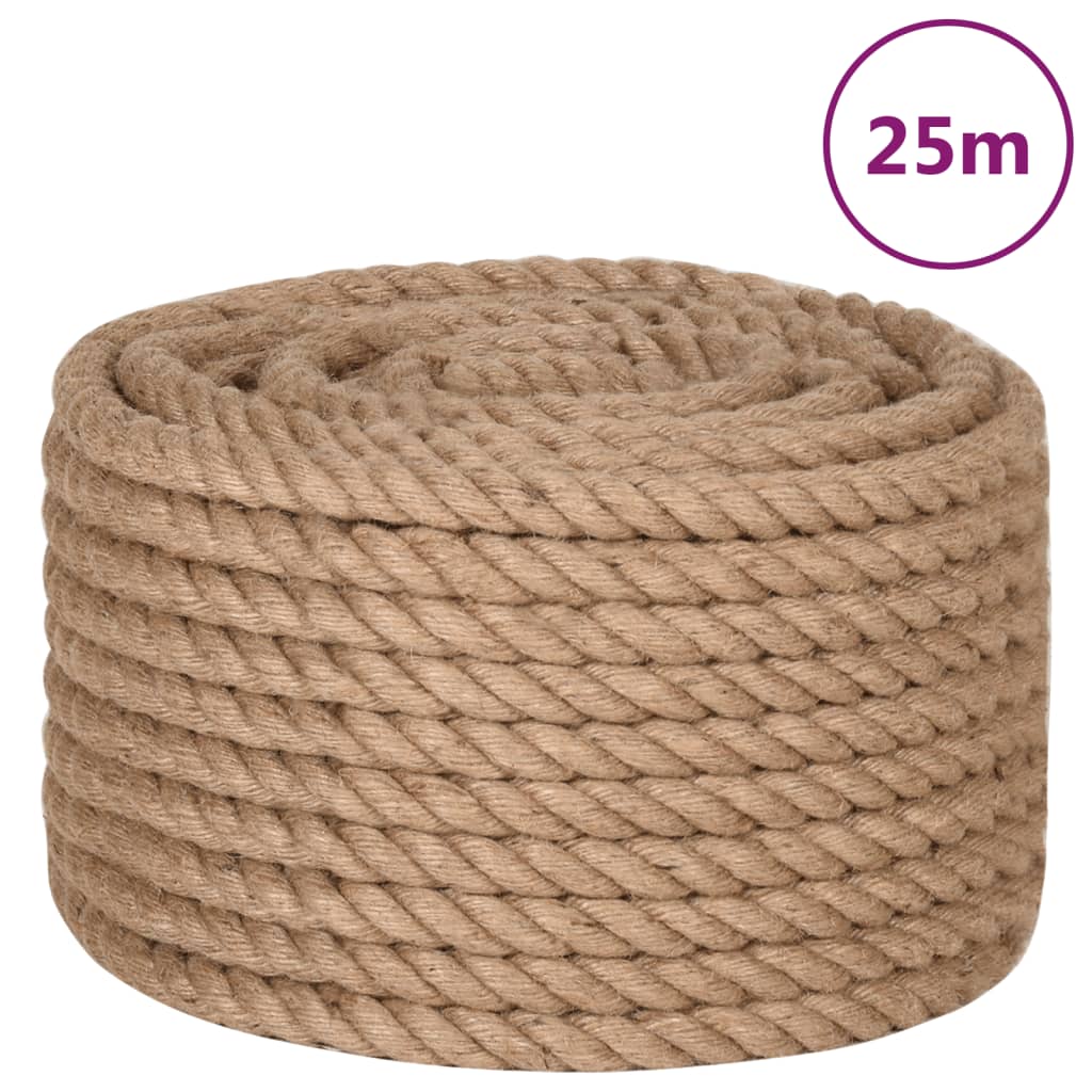 vidaXL Sznur jutowy, 25 m długości, 20 mm grubości