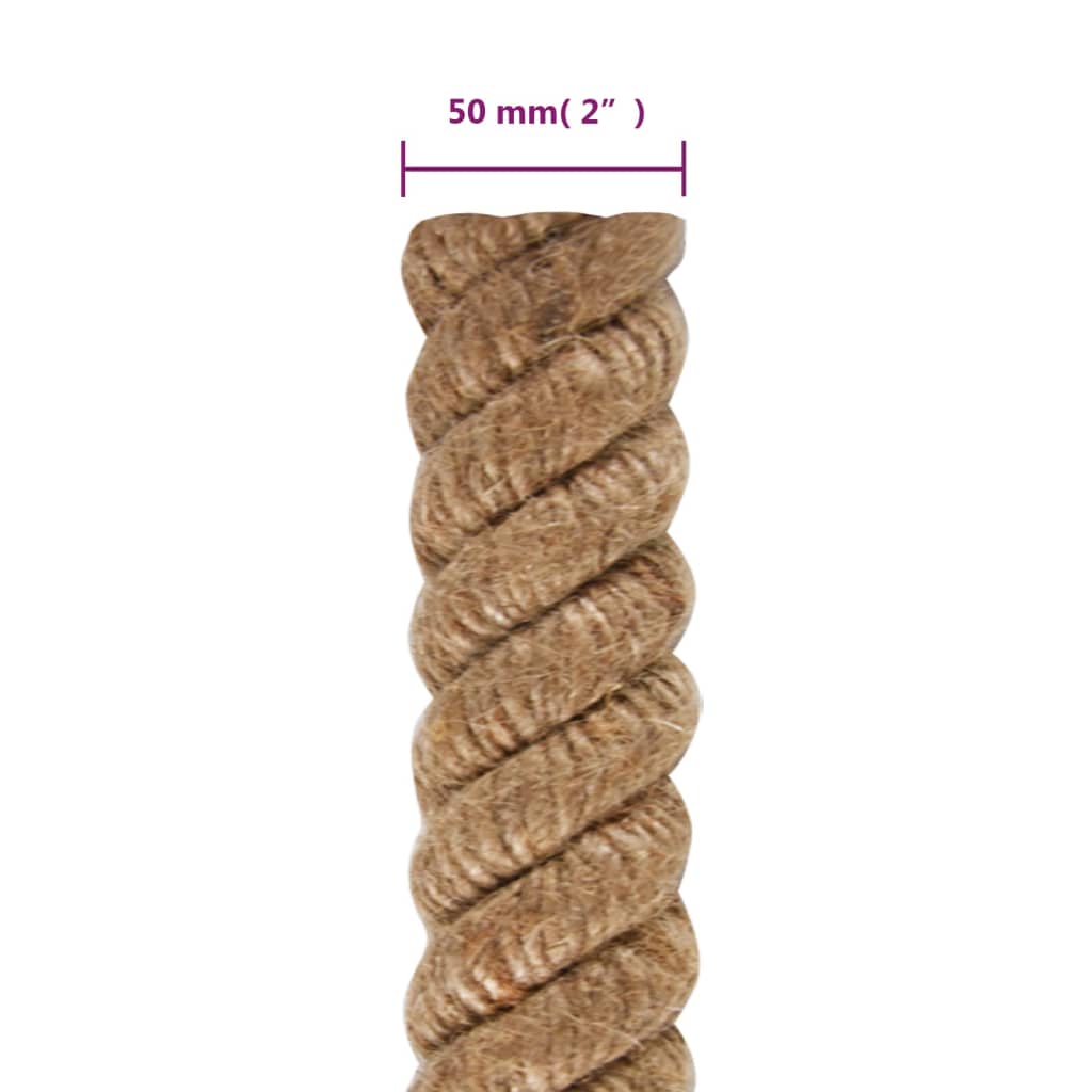vidaXL Sznur jutowy, 10 m długości, 50 mm grubości
