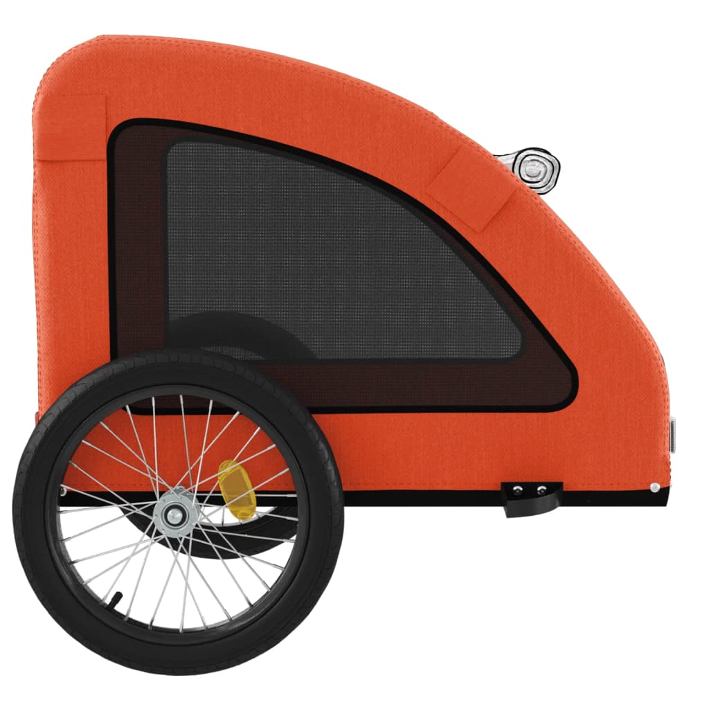 vidaXL Przyczepka rowerowa dla zwierząt, tkanina Oxford i żelazo
