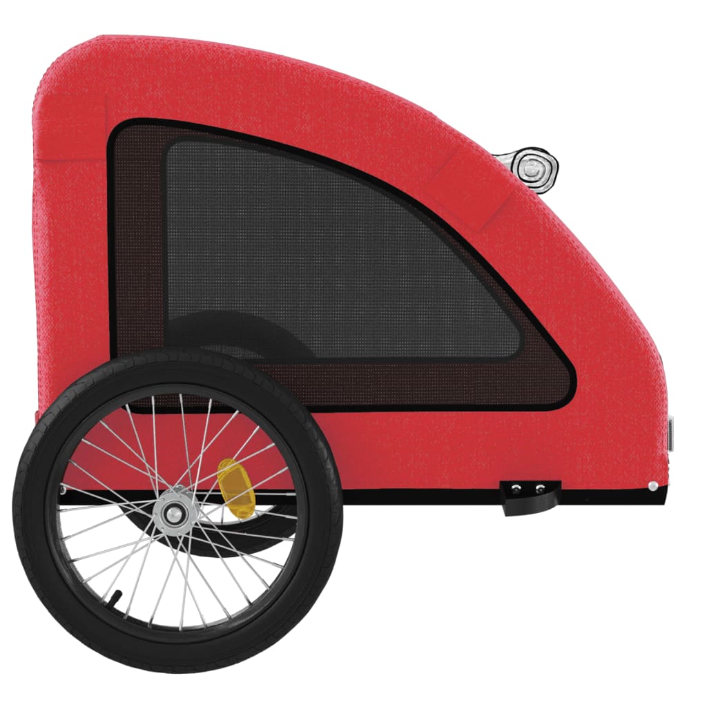 vidaXL Przyczepka rowerowa dla zwierząt, tkanina Oxford i żelazo