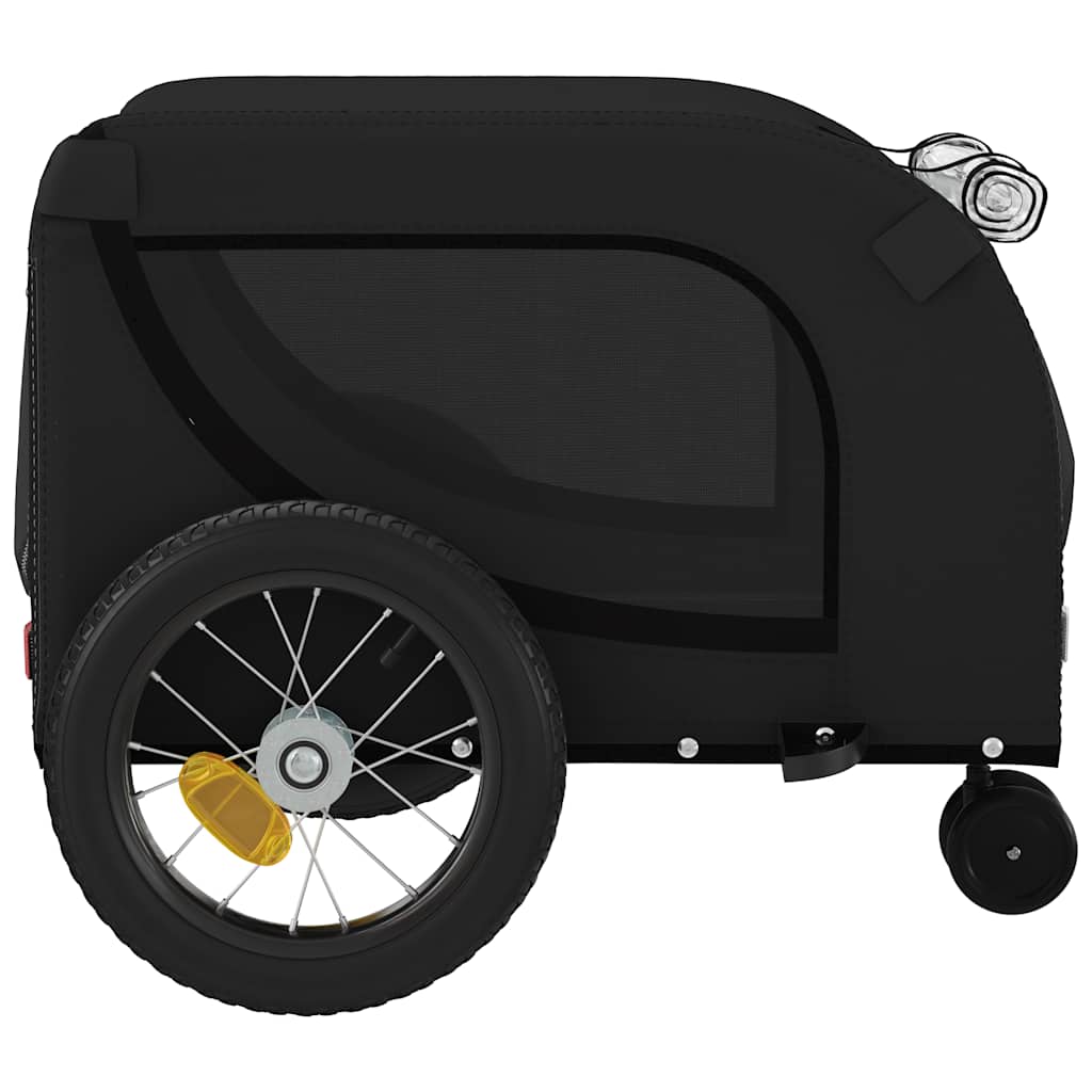 vidaXL Przyczepka rowerowa dla zwierząt, tkanina Oxford i żelazo