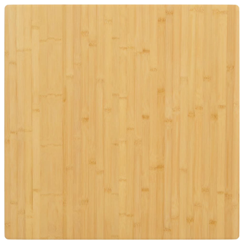 vidaXL Blat do stołu, 90x90x1,5 cm, bambusowy