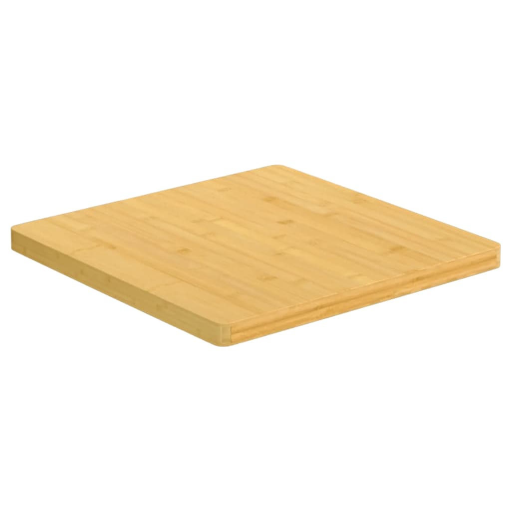 vidaXL Blat do stołu, 50x50x2,5, bambusowy