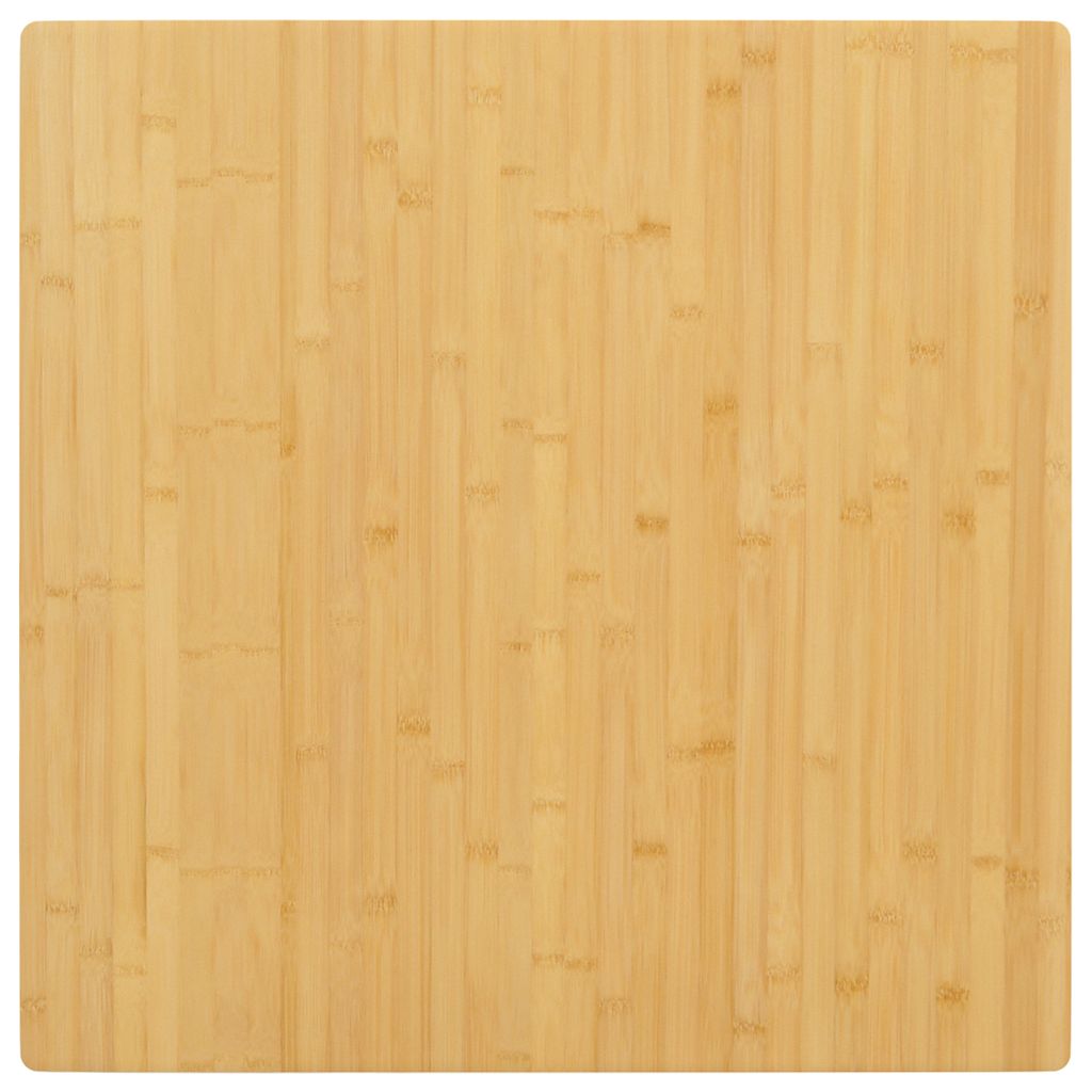 vidaXL Blat do stołu, 70x70x2,5 cm, bambusowy
