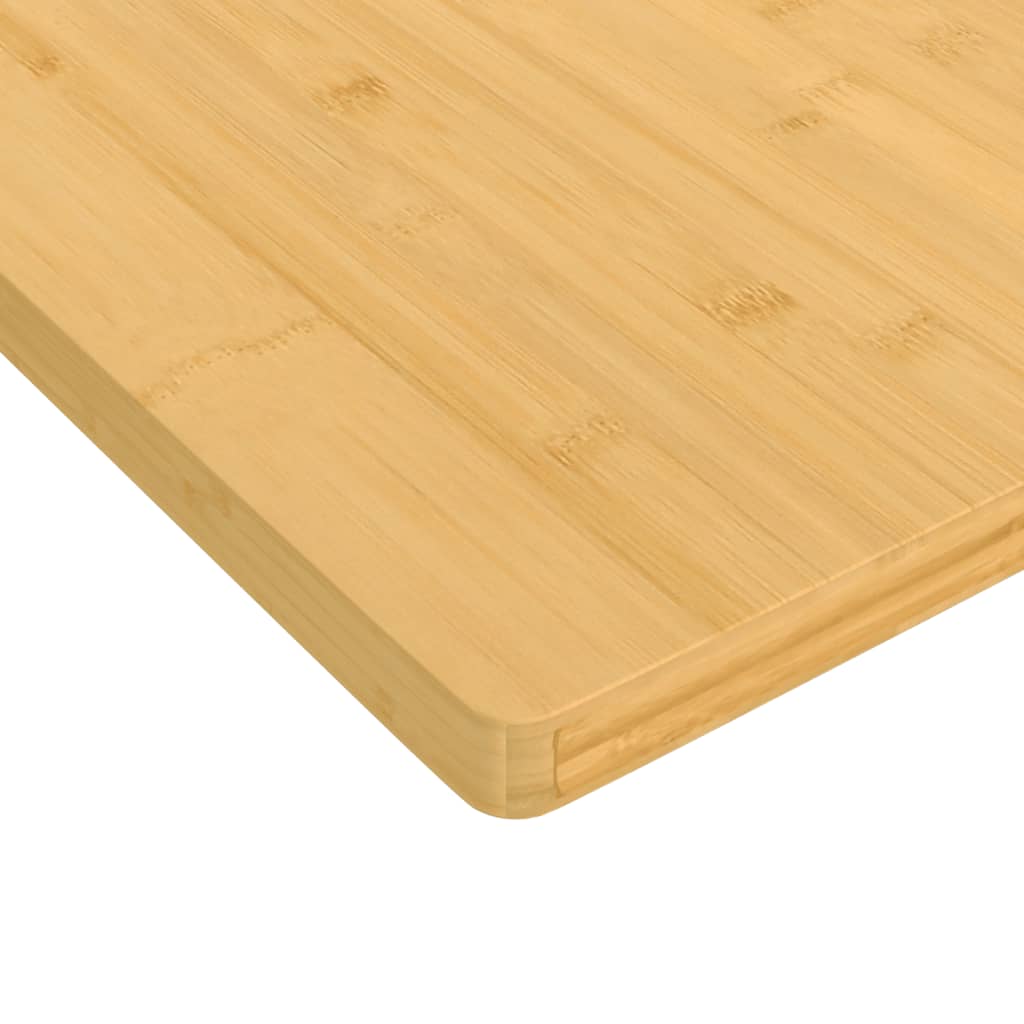 vidaXL Blat do stołu, 80x80x2,5 cm, bambusowy