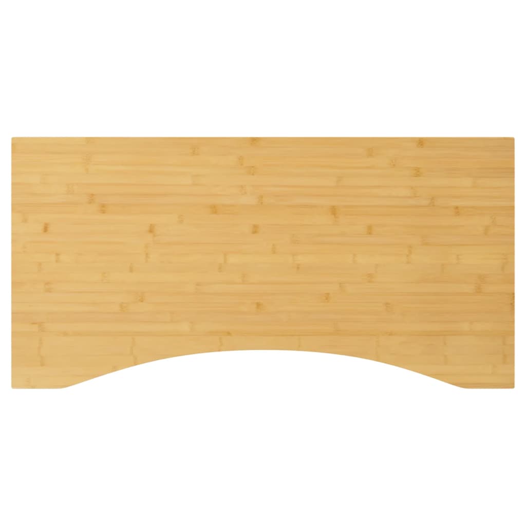 vidaXL Blat do biurka, 110x55x2,5 cm, bambusowy