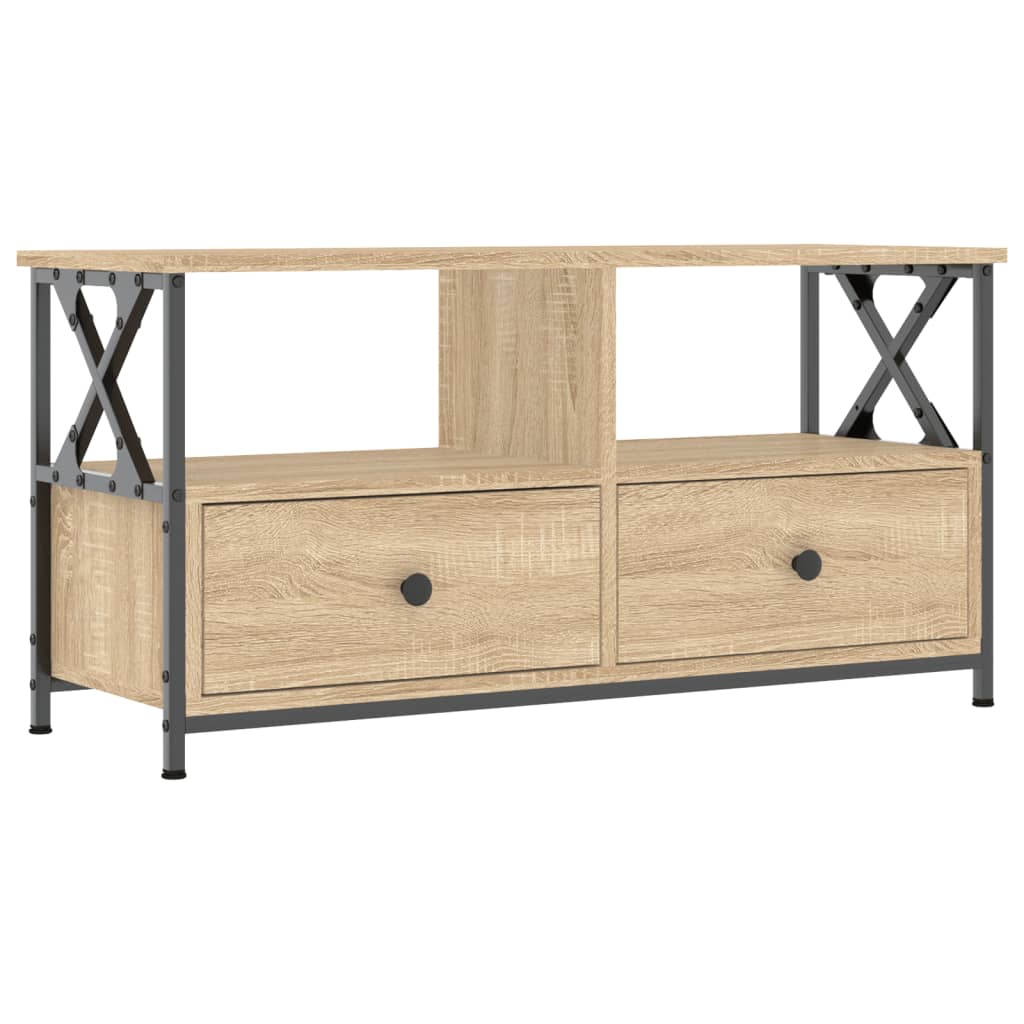 vidaXL Szafka pod telewizor, dąb sonoma, 90x33x45 cm