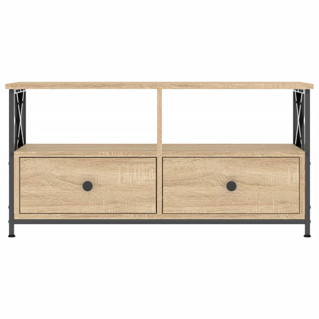 vidaXL Szafka pod telewizor, dąb sonoma, 90x33x45 cm