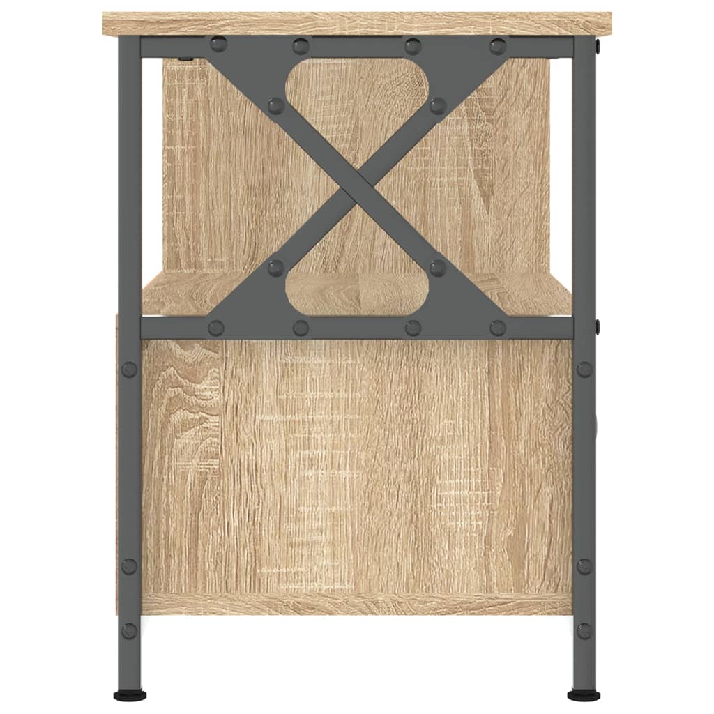 vidaXL Szafka pod telewizor, dąb sonoma, 90x33x45 cm