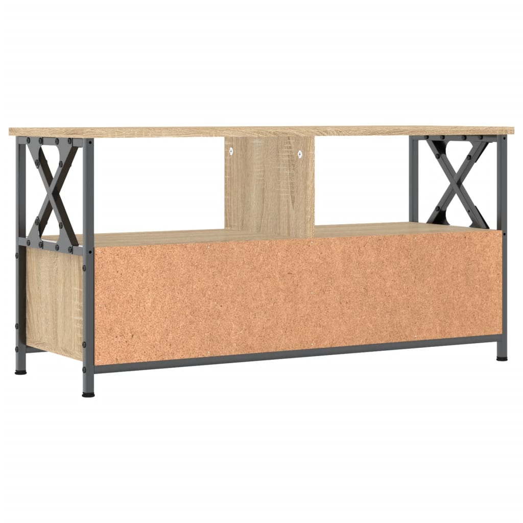 vidaXL Szafka pod telewizor, dąb sonoma, 90x33x45 cm