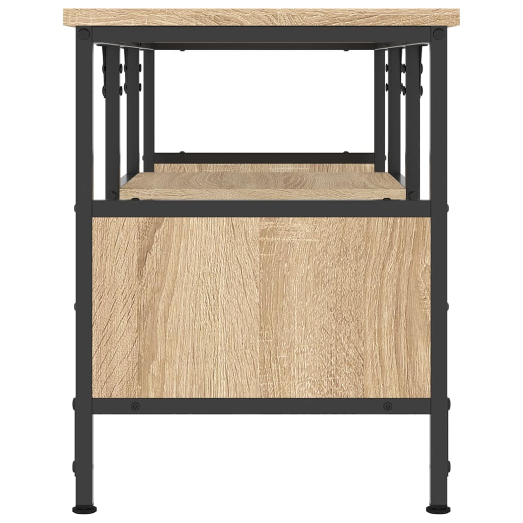 vidaXL Szafka pod telewizor, dąb sonoma, 100x35x45 cm