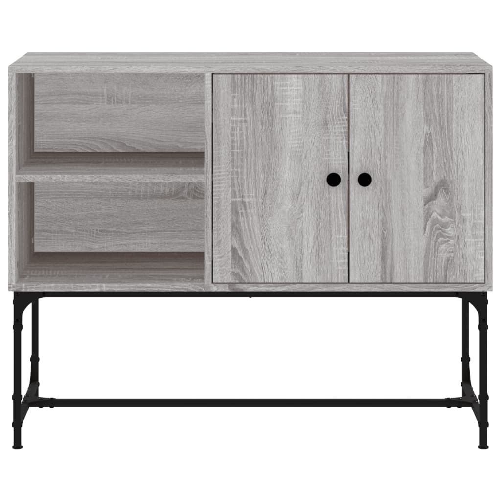 vidaXL Komoda, szary dąb sonoma 100x40x79,5 cm materiał drewnopochodny