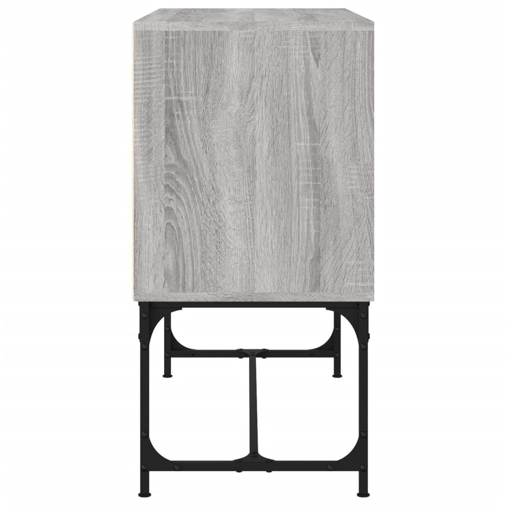 vidaXL Komoda, szary dąb sonoma 100x40x79,5 cm materiał drewnopochodny