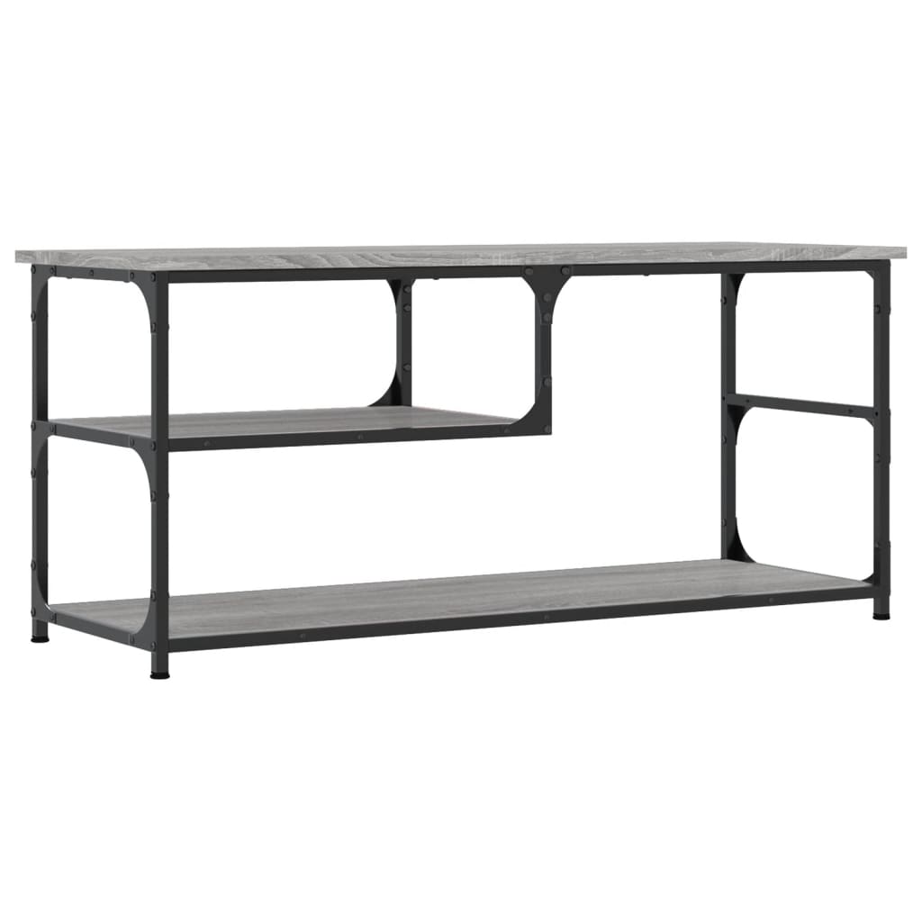 vidaXL Szafka pod TV, szary dąb sonoma, 103x38x46,5 cm