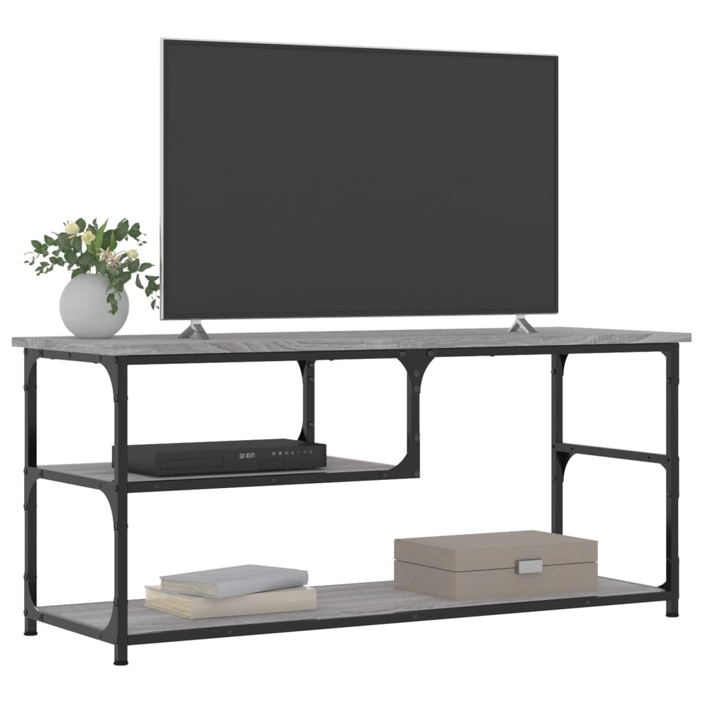 vidaXL Szafka pod TV, szary dąb sonoma, 103x38x46,5 cm