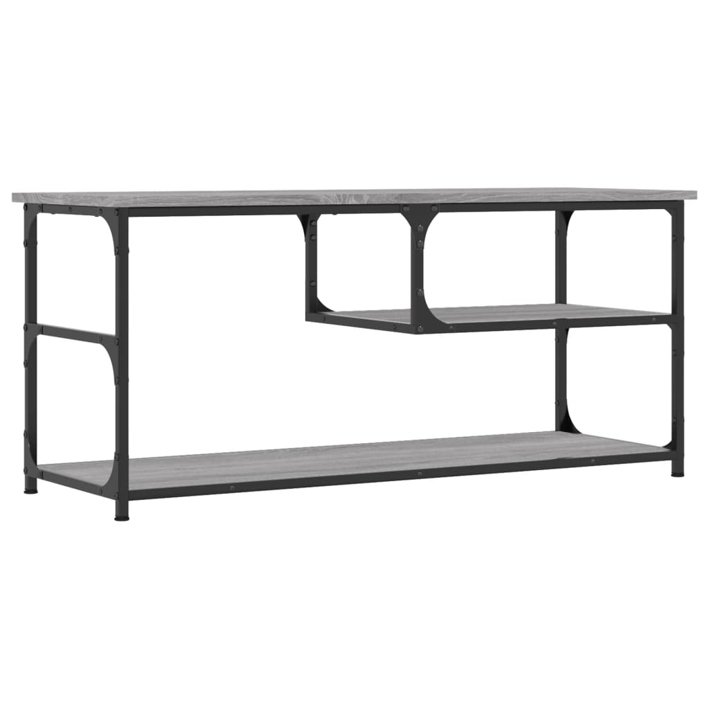 vidaXL Szafka pod TV, szary dąb sonoma, 103x38x46,5 cm