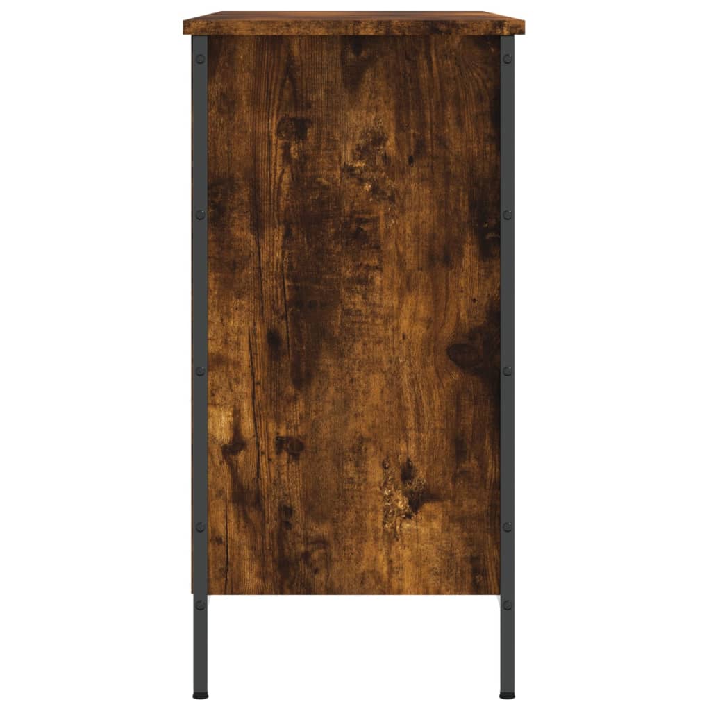 vidaXL Szafka na buty, przydymiony dąb, 100x35x70 cm