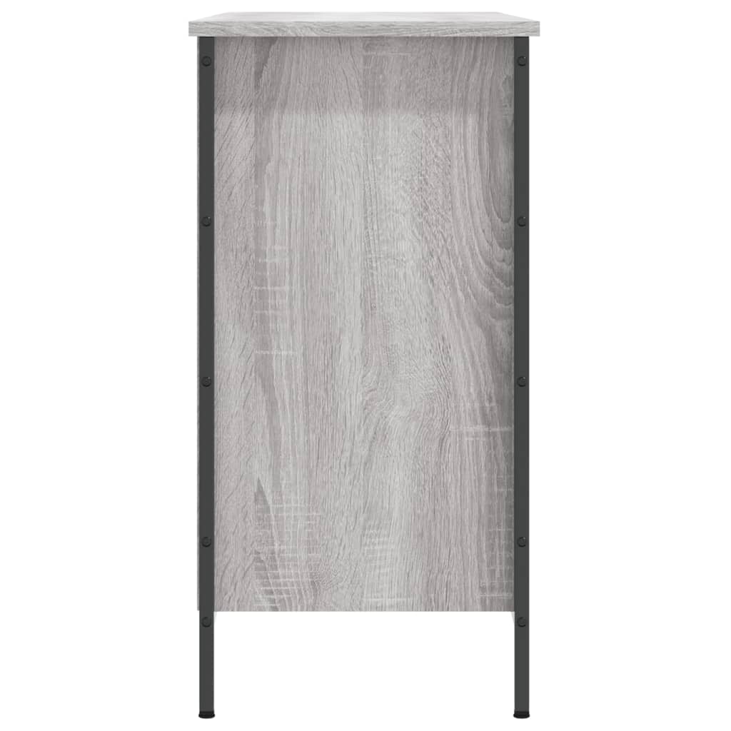 vidaXL Szafka na buty, szary dąb sonoma, 100x35x70 cm