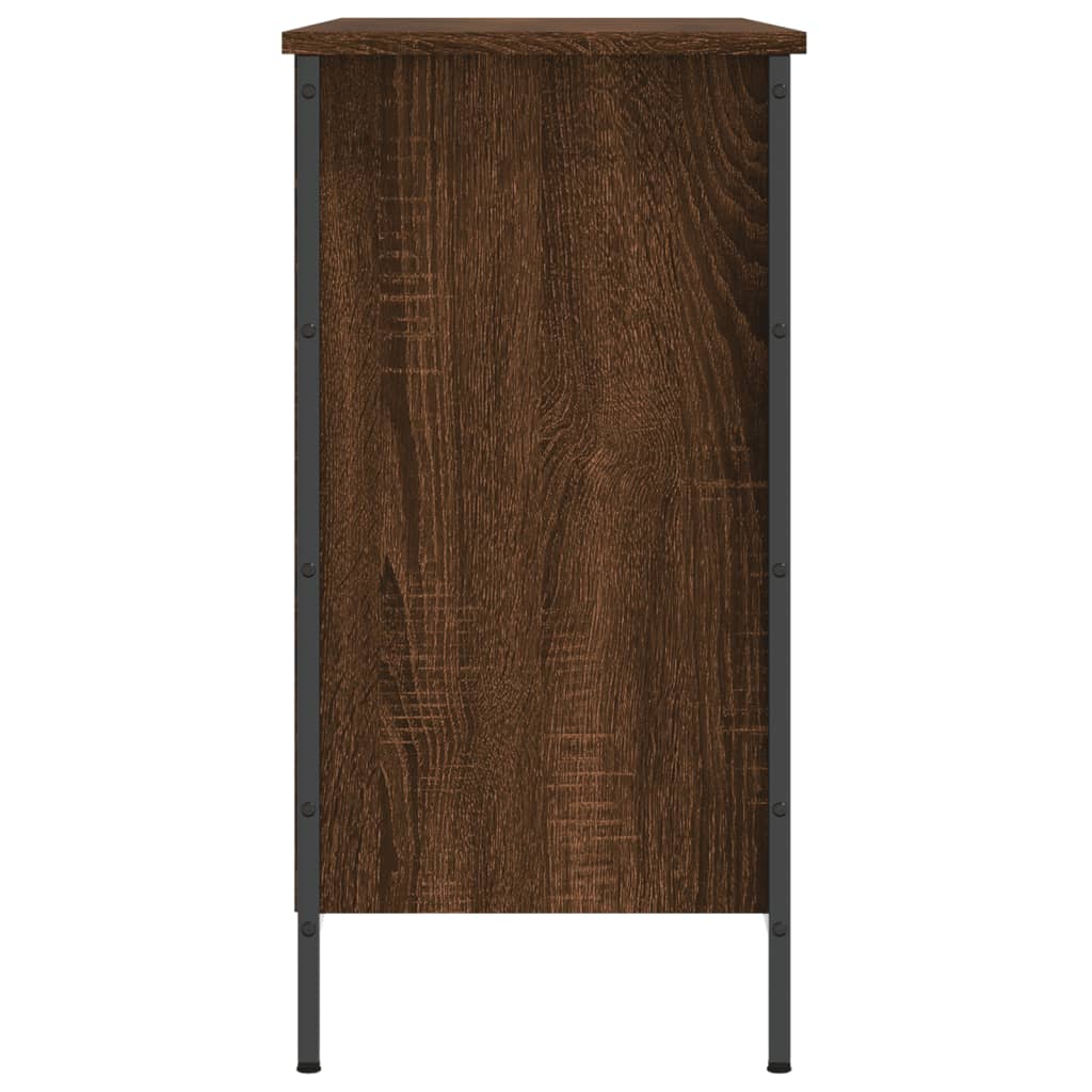 vidaXL Szafka na buty, brązowy dąb, 100x35x70 cm