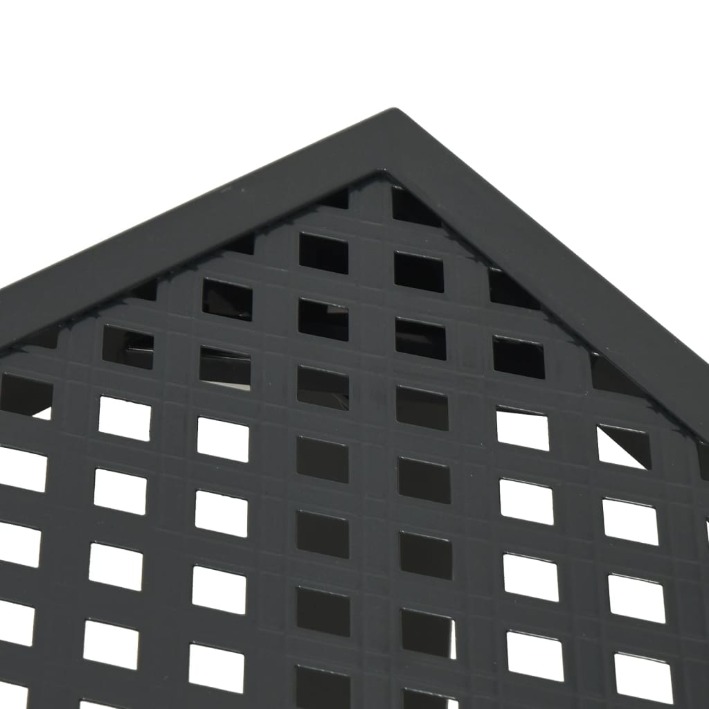 vidaXL Stół ogrodowy, antracytowy, 110x80x72 cm, stalowy
