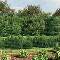 vidaXL Ogrodzenie ze zgrzewanej siatki, zielone, 1,6x25 m
