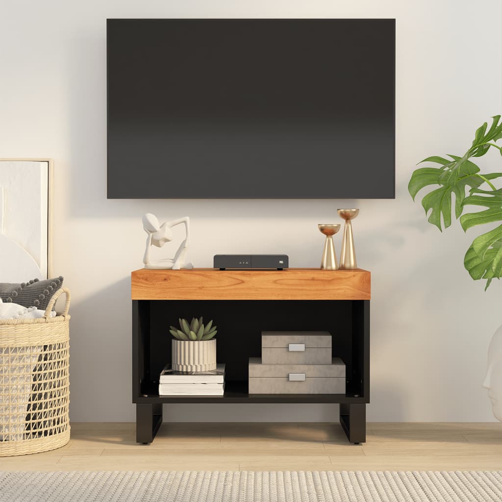 vidaXL Szafka pod telewizor, 60x33x43,5 cm, lite drewno akacjowe