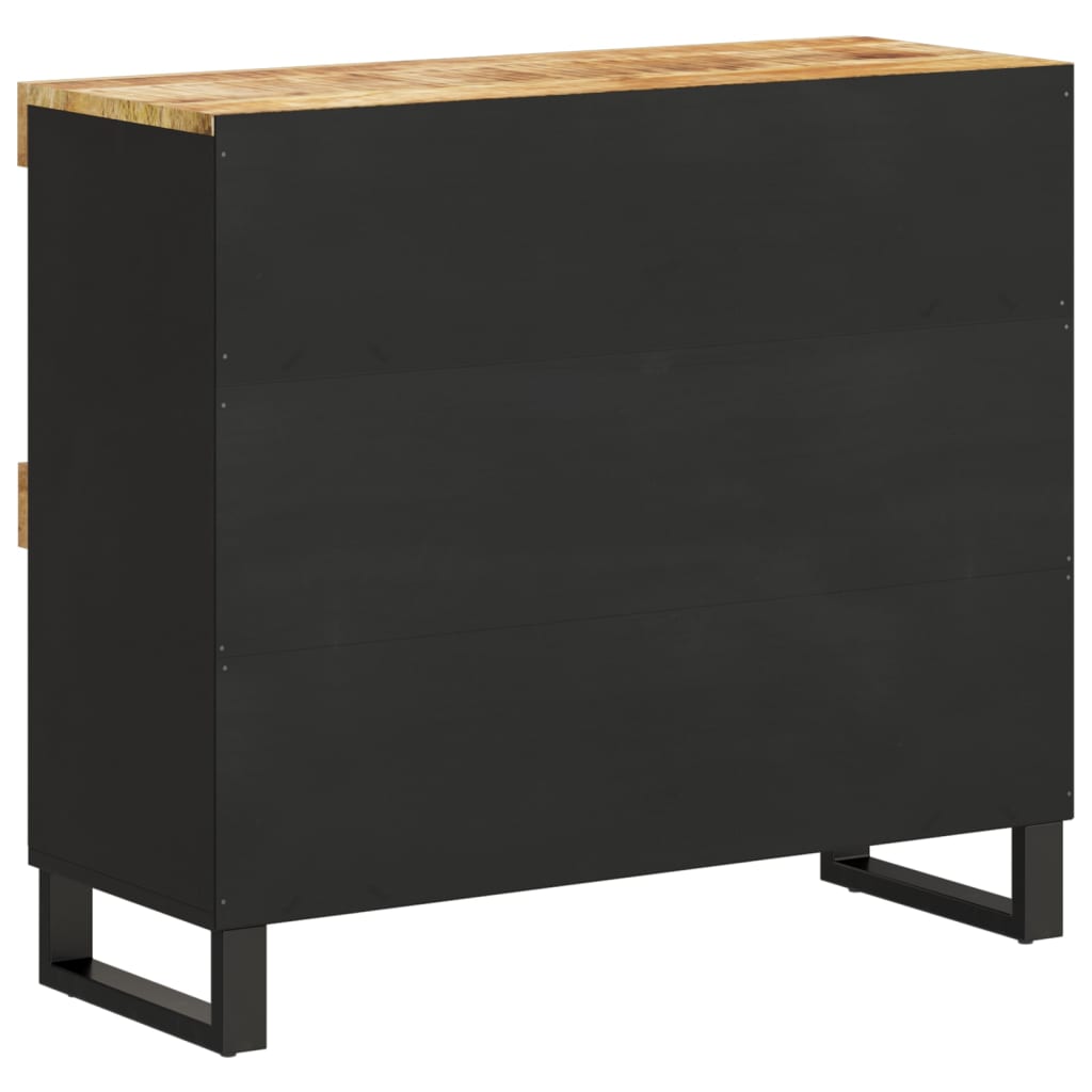 vidaXL Szafka, 85x33x75 cm, lite drewno mango